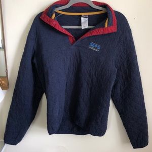 Quilted vintage looking Patagonia sweatshirt